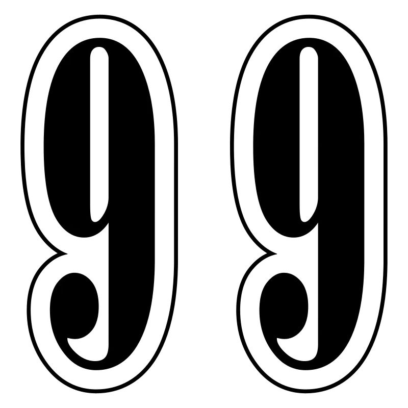 99 Number Symbol