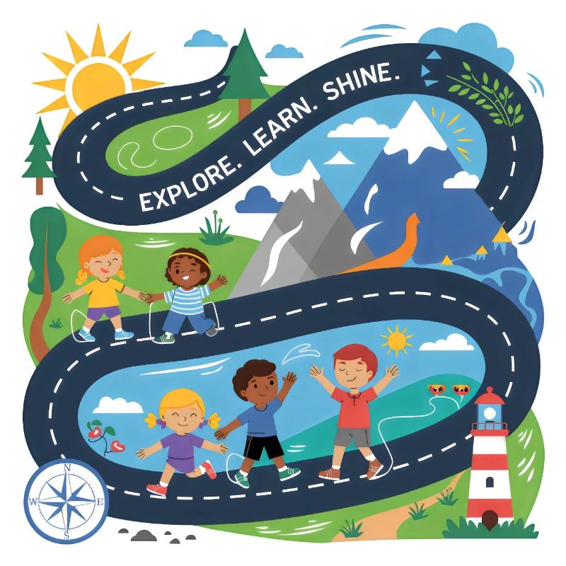 Motivational Gift Child Explore Learn Shine School
