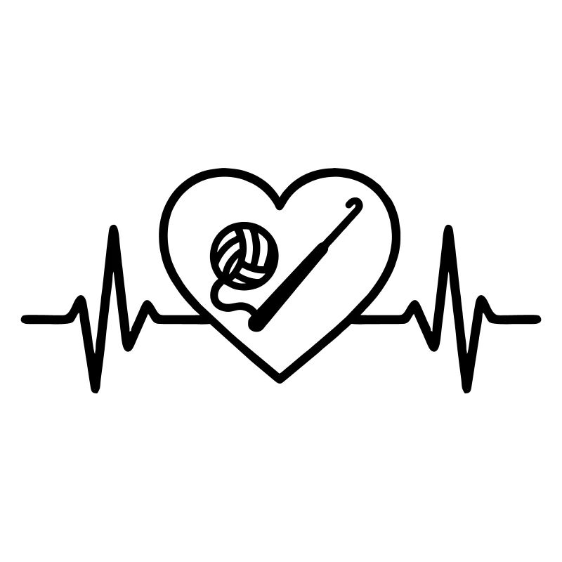 Crochet heart – love for needlework