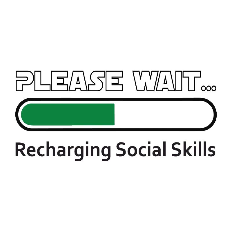 Recharging Social Skills - for white background
