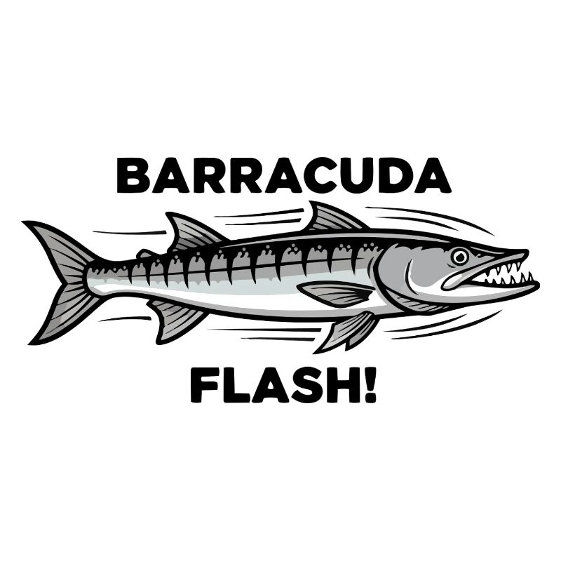 Barracuda Flash Prédateur Mer Barracuda