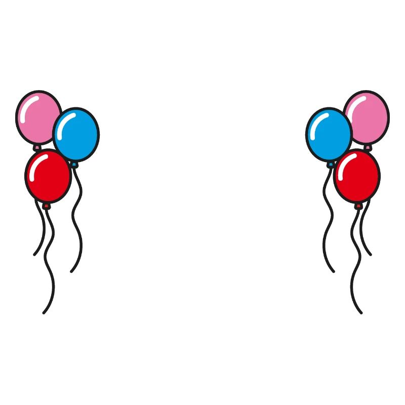 Luftballons Geschenkidee
