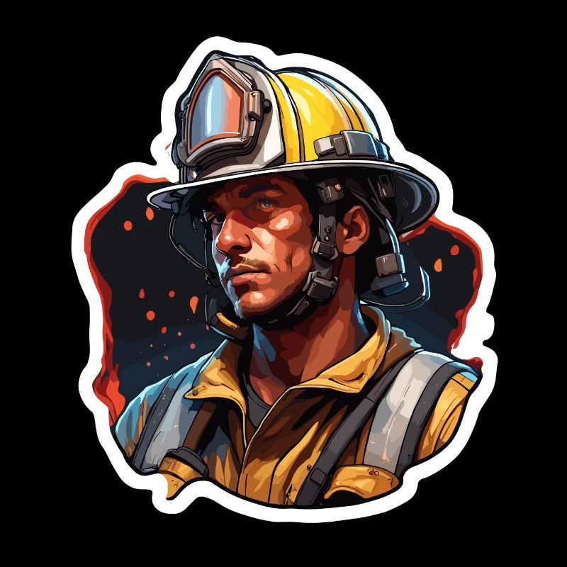 Firefighter / Fire / Fire / Extinguish / Hero