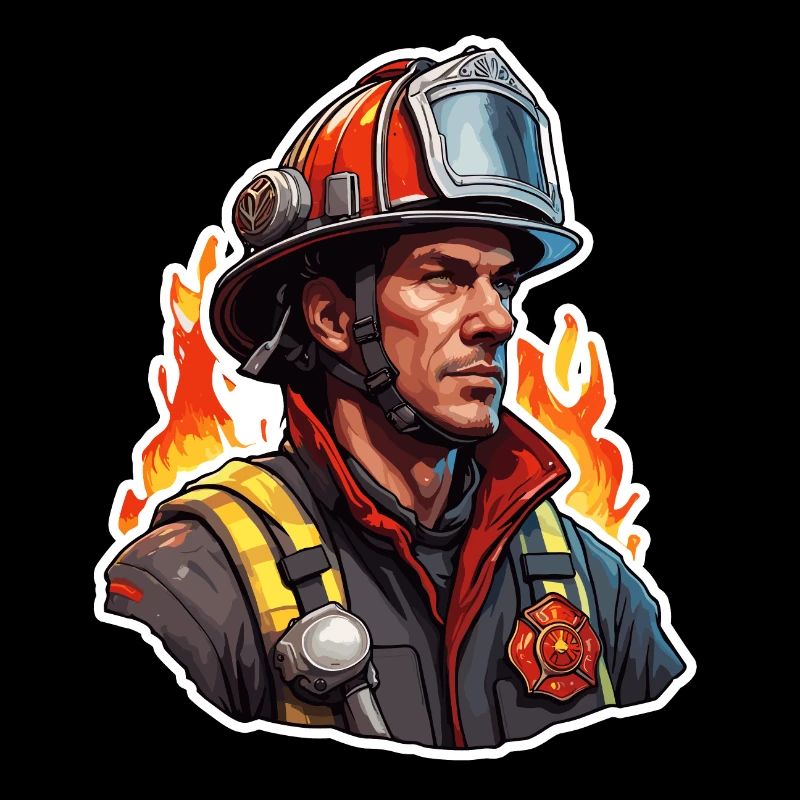 Firefighter / Fire / Fire / Extinguish / Hero