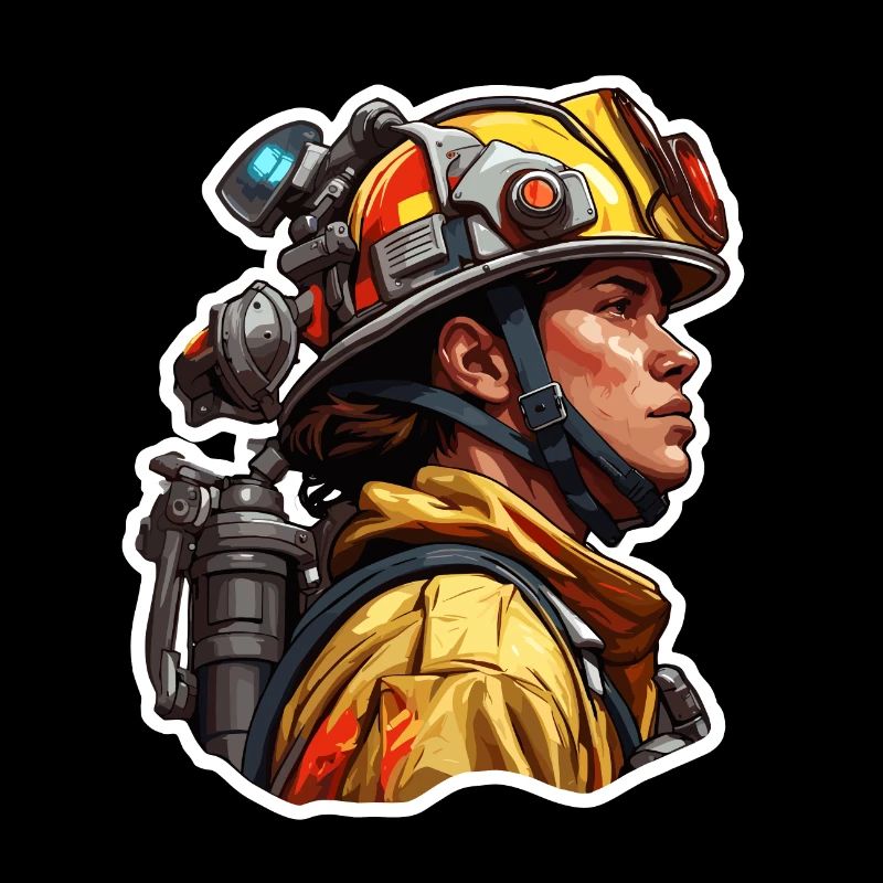 Firefighter / Fire / Fire / Extinguish / Heroine