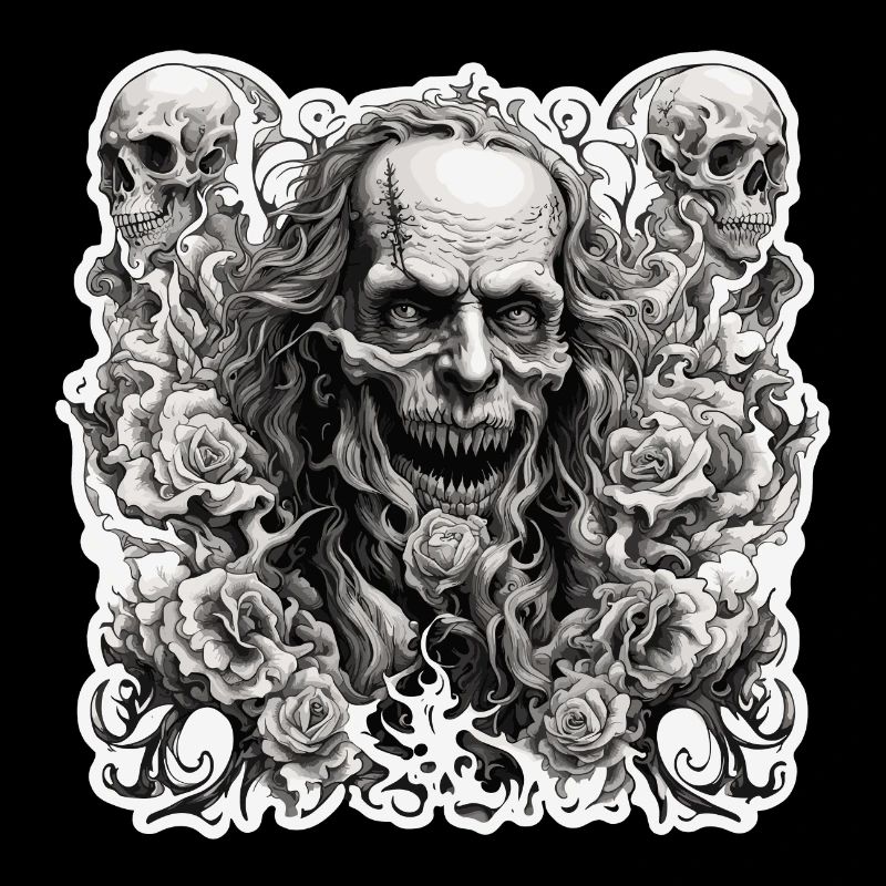 Skull / skull / skeleton / gothic / tattoo