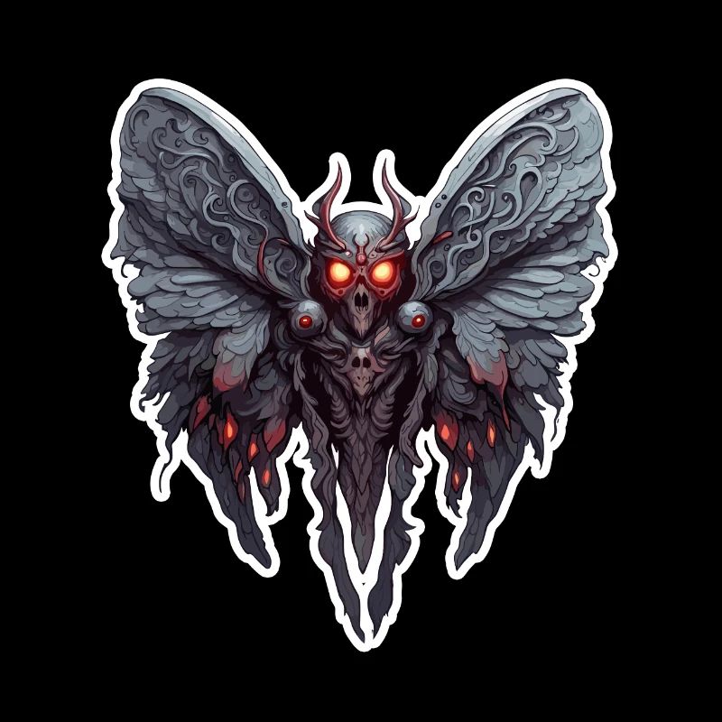 Mothman / Moth / Insect / Mythical Creature / Flutter