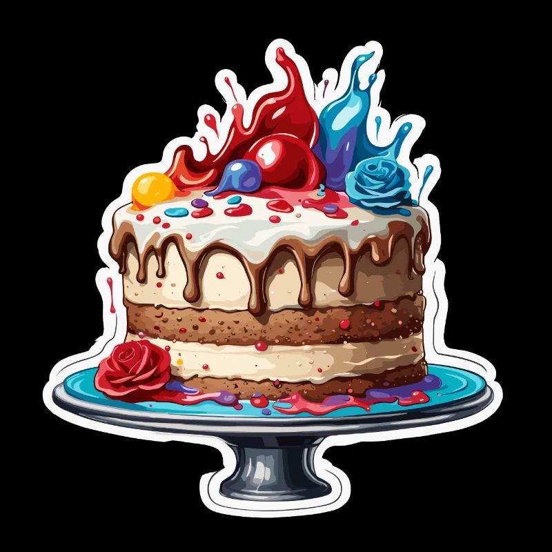 Gâteau d’anniversaire / Gâteau / Joyeux anniversaire / Gâteau