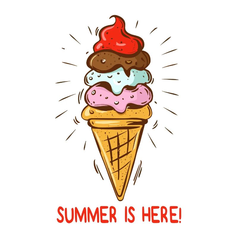 Eis Summer is here Eiscreme Eisdiele Sommerzeit