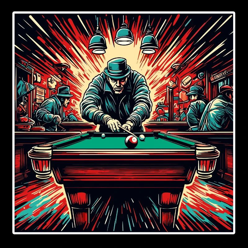 Billard / Boule de billard / 8 boules / billard / Kö
