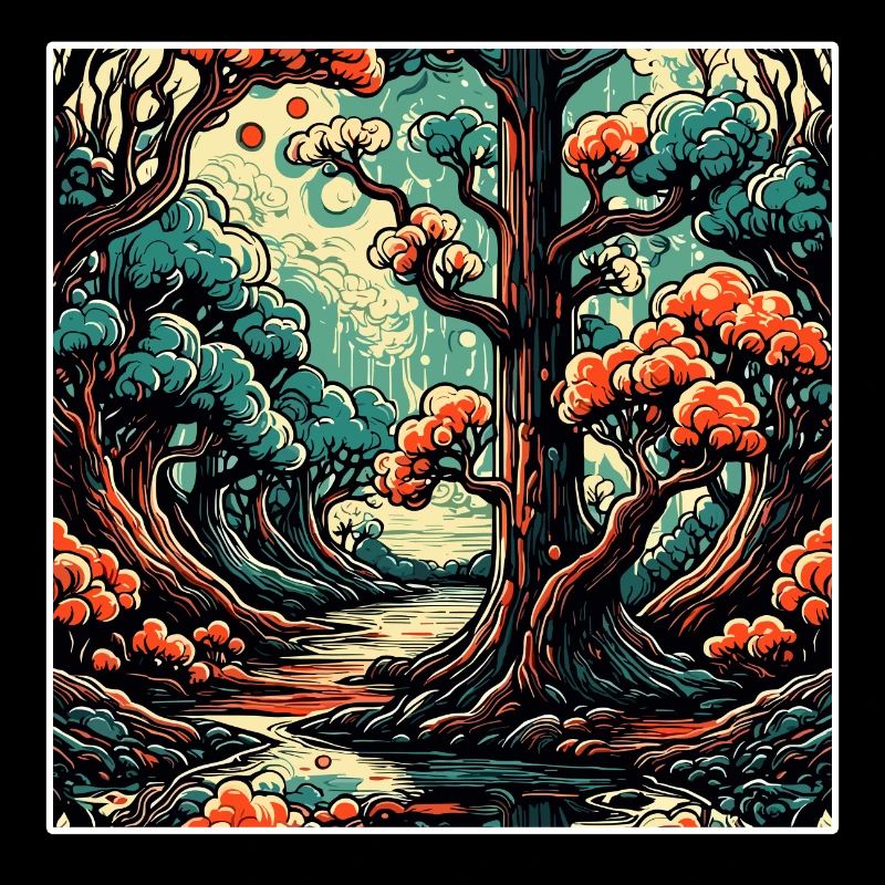 Forest / Psychedelic / Trees / Wilderness / Goa