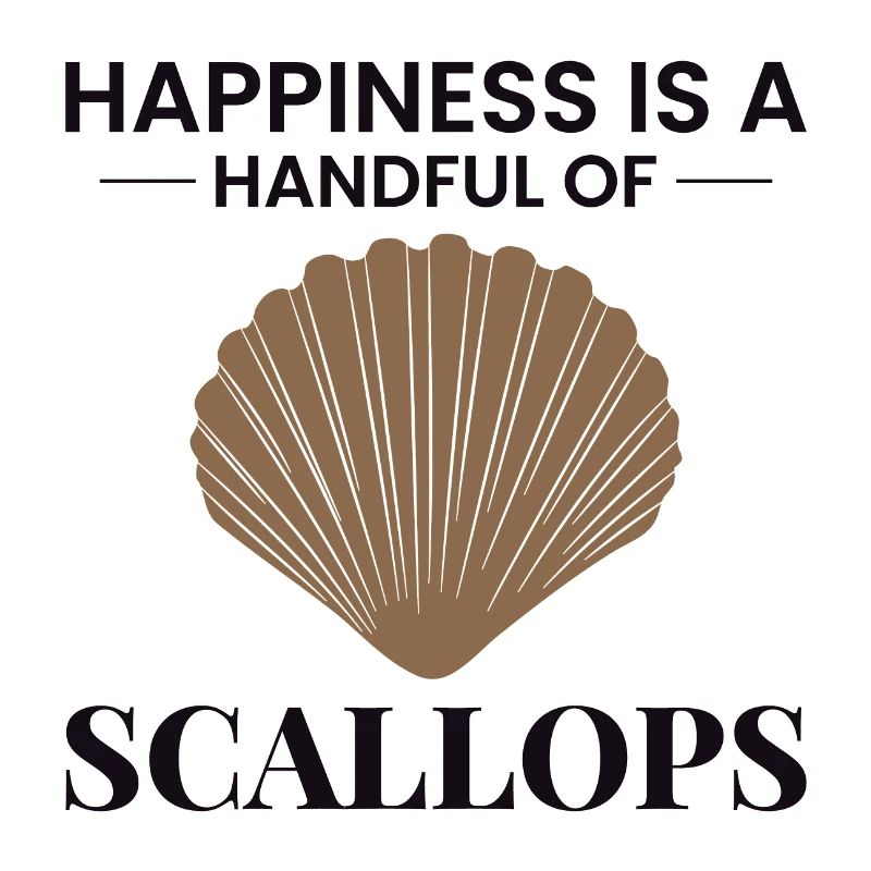 Scallop Seashells Collector Beachcomber Shellfish