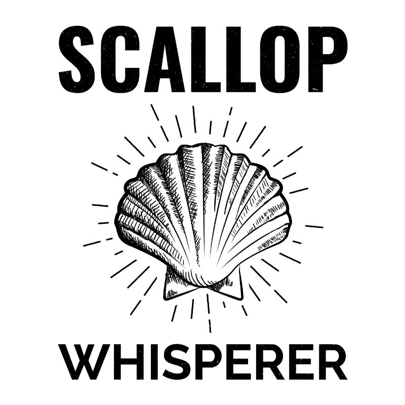 Scallop Seashells Collector Beachcomber Shellfish