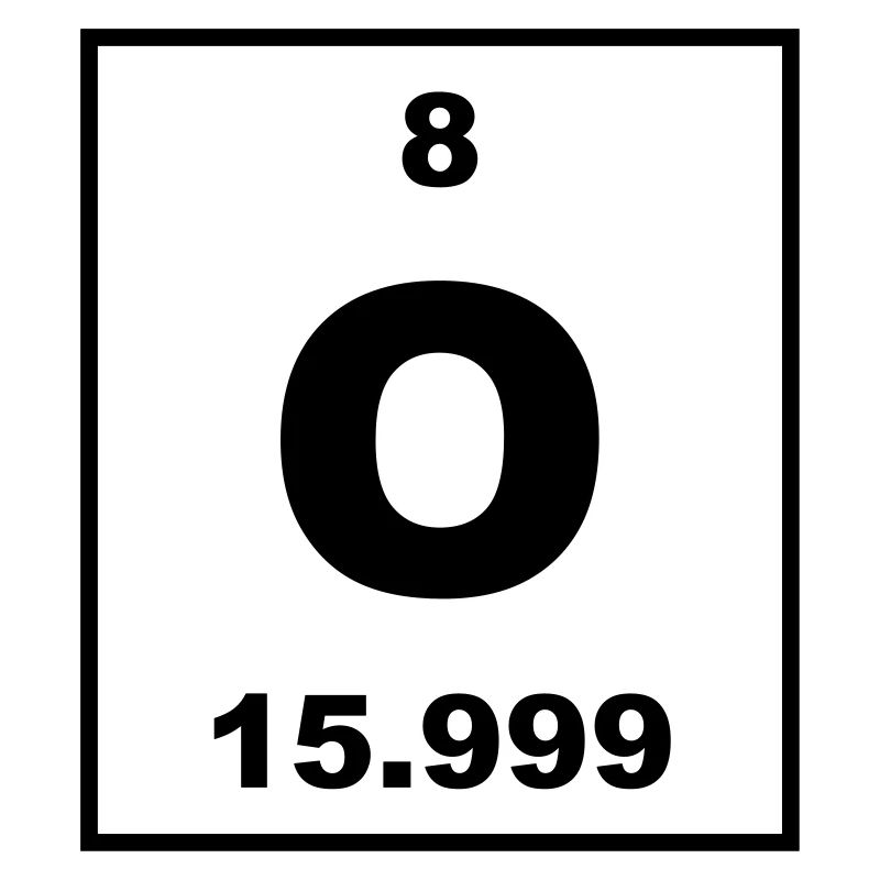Element 008 - O (oxygen) - Small