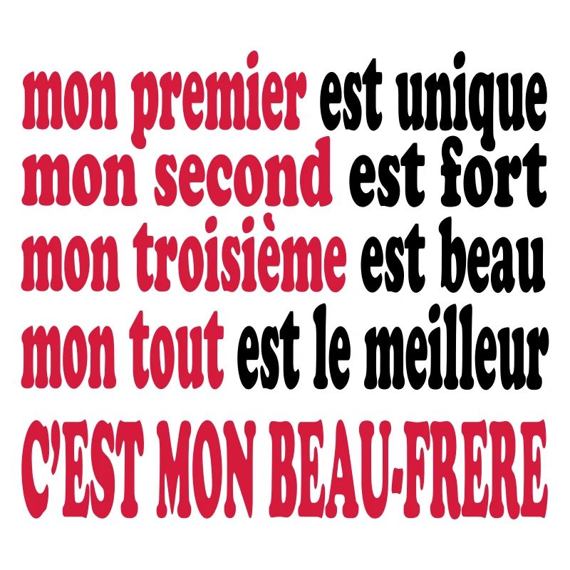 Mon beau-frère est beau