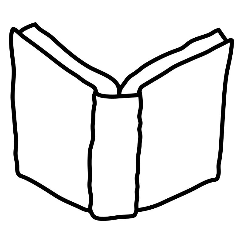 Comic open novel book