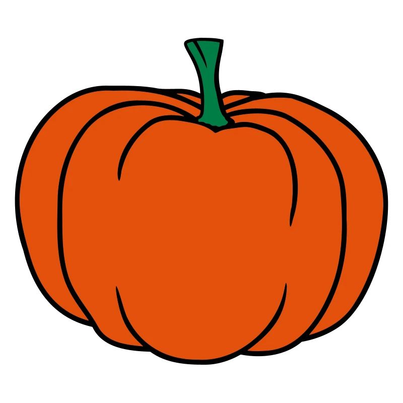 Pumpkin Comic Halloween Vegetables