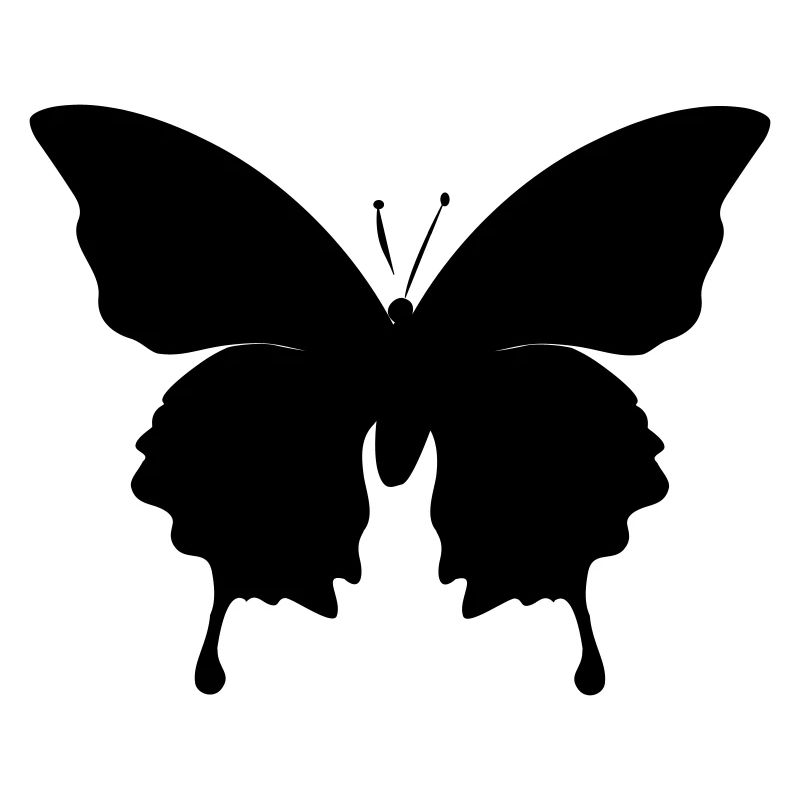 silhouette de papillon