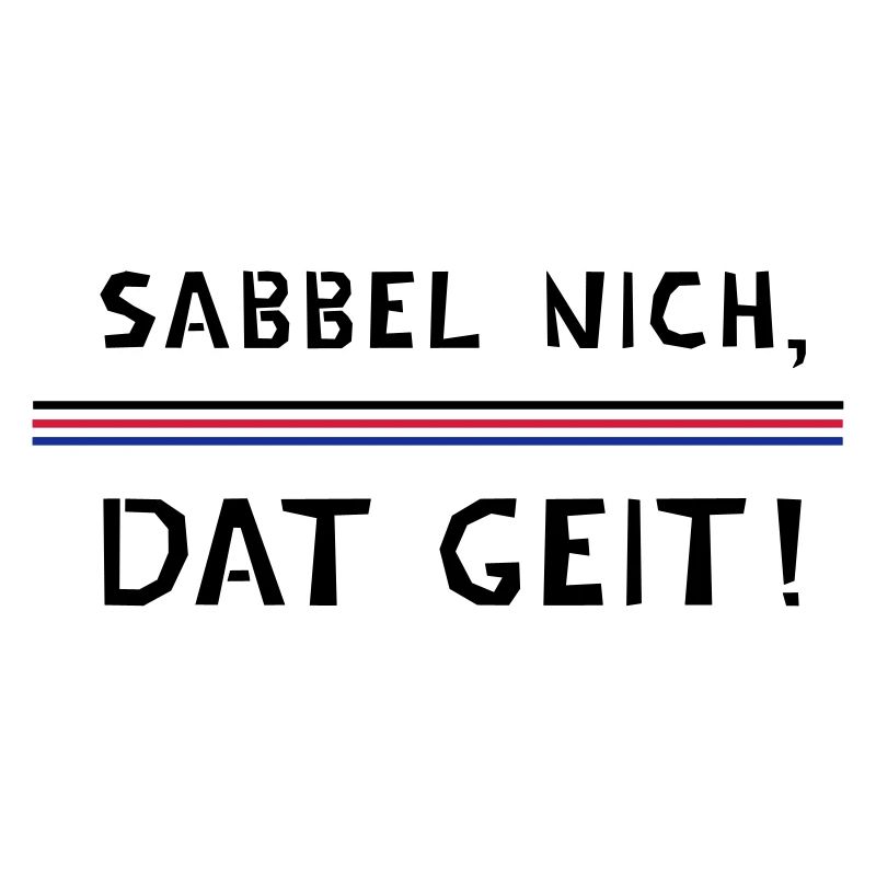 Sabbel pas, dat geit!