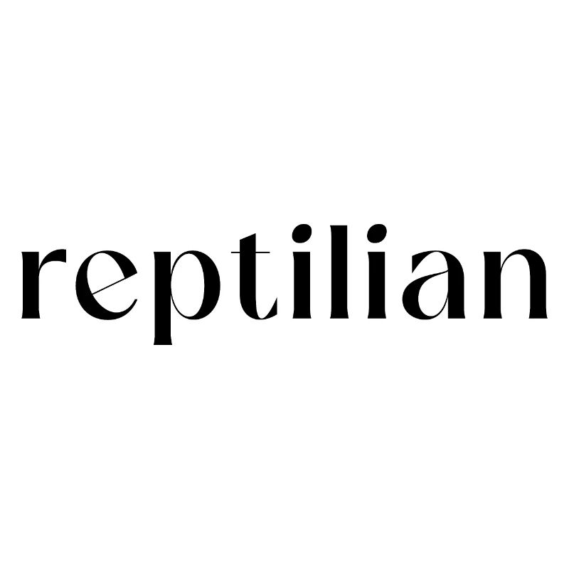 Conception d’un mot - conception typographique reptilienne
