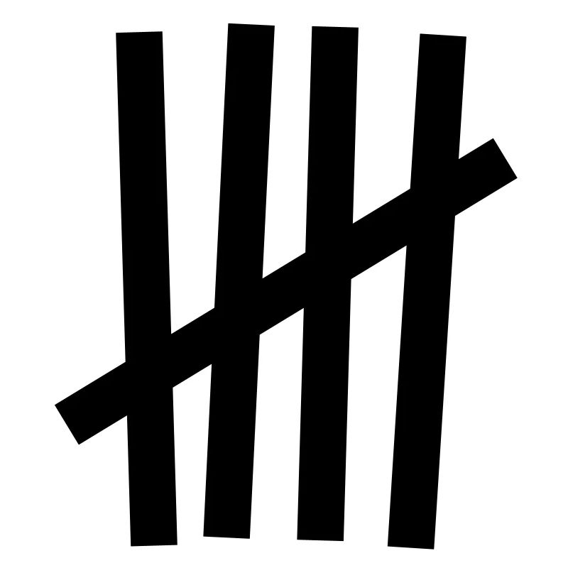 Strichliste 5 Striche