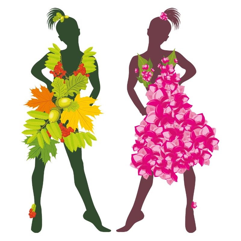 Sommer- und Herbstmädchen