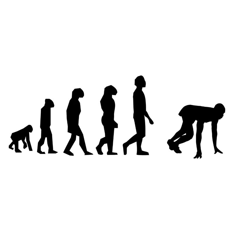 100 mètre évolution