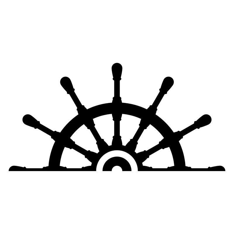 Half Ship Steering Wheel