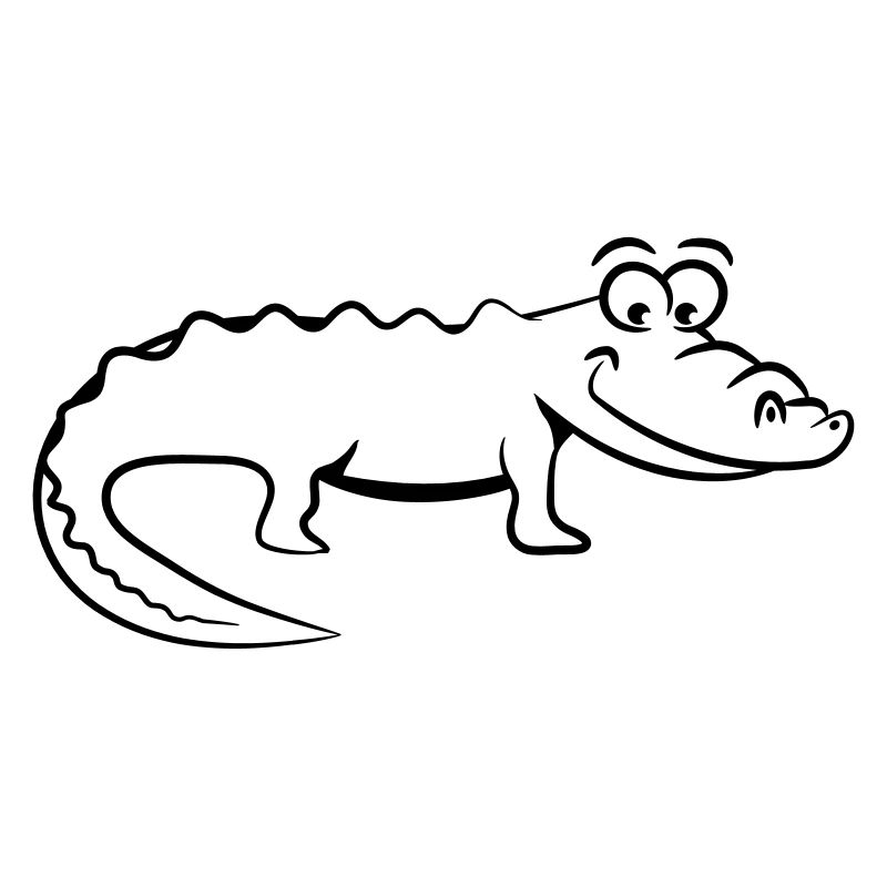 Crocodile douce aimante