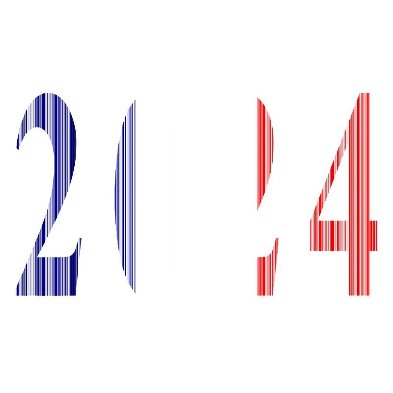 2024 Blue White Red