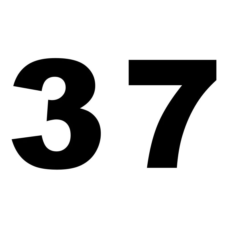 Number - 37 – Thirty Seven