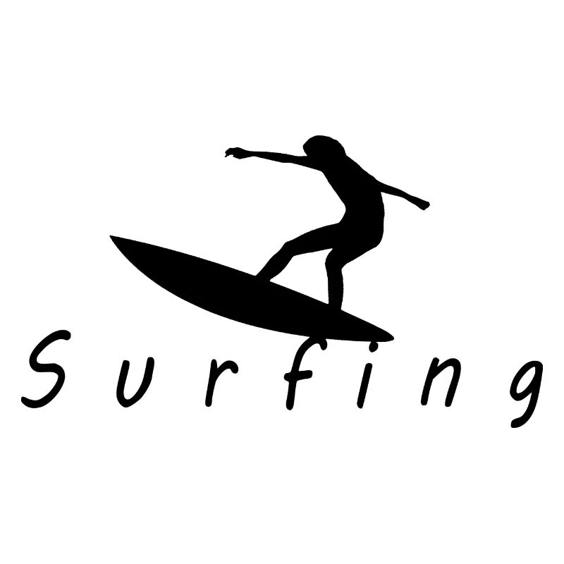 Lettrage de surf avec image