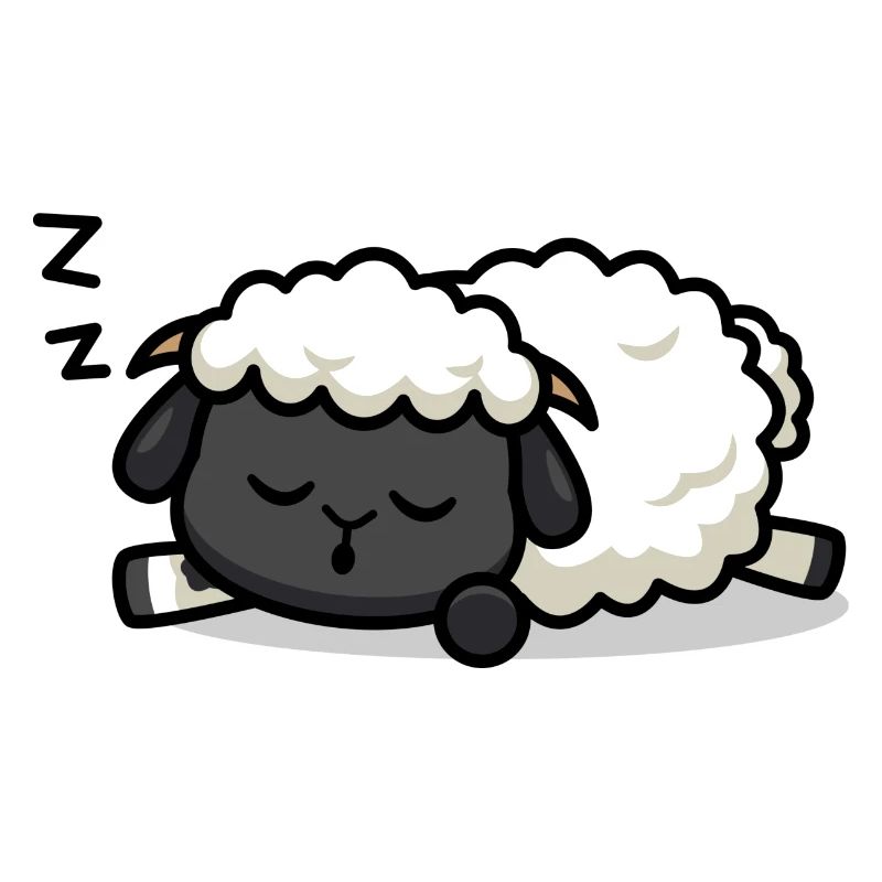 Sleeping lamb