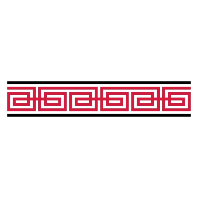 Red ornament design