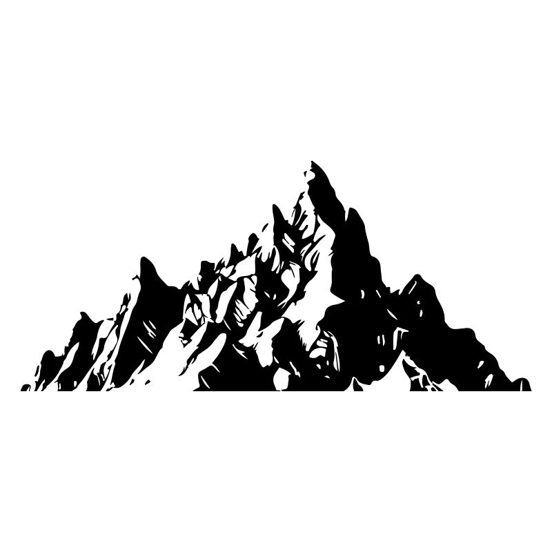 Berg Silhouette Symbol