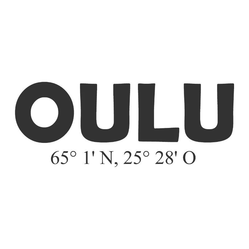 Oulu - Finland - Coordinates - Longitude Latitude
