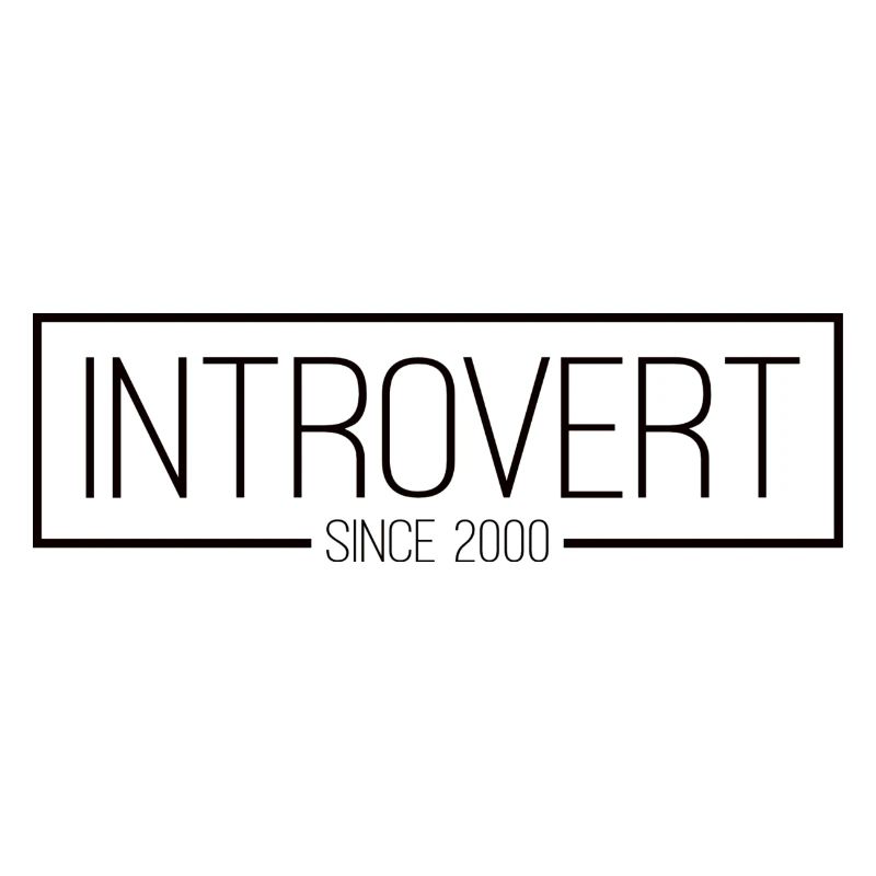 Introvert since 2000 black