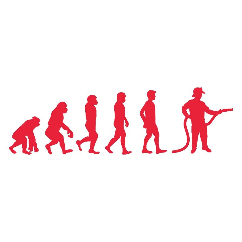Evolution Feuerwehrmann rot