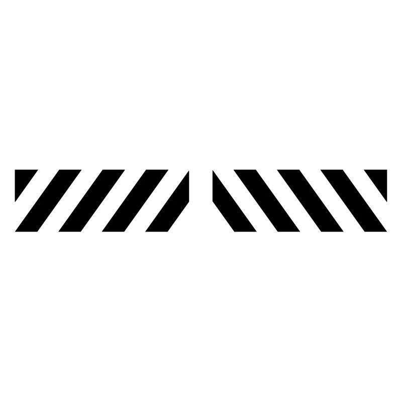 Warning 3 Zipper Warnbalken