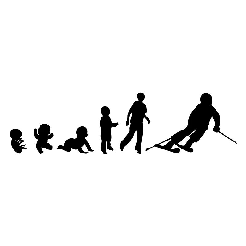 evolution homme human sport ski