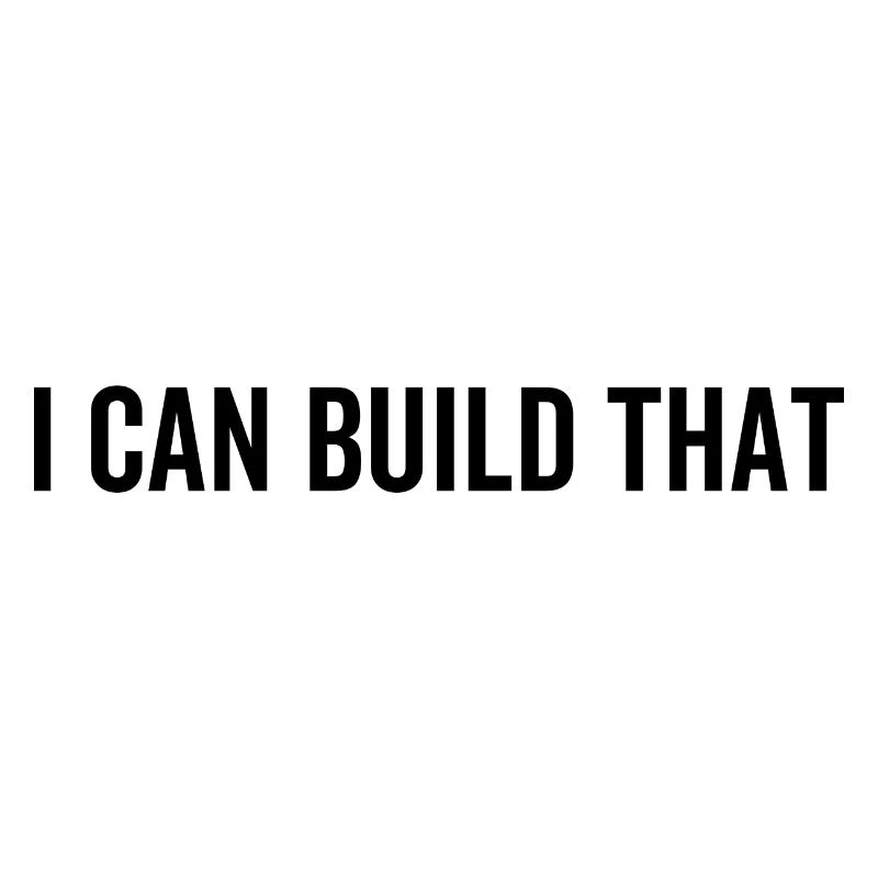 Ich kann das bauen