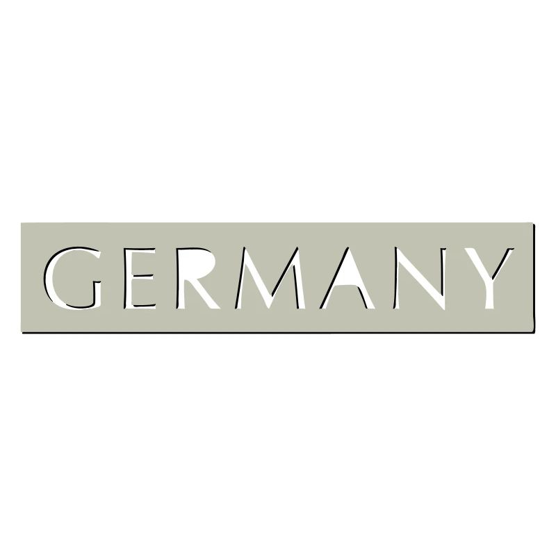 GERMANY lettering punched out | Vectorgraphic