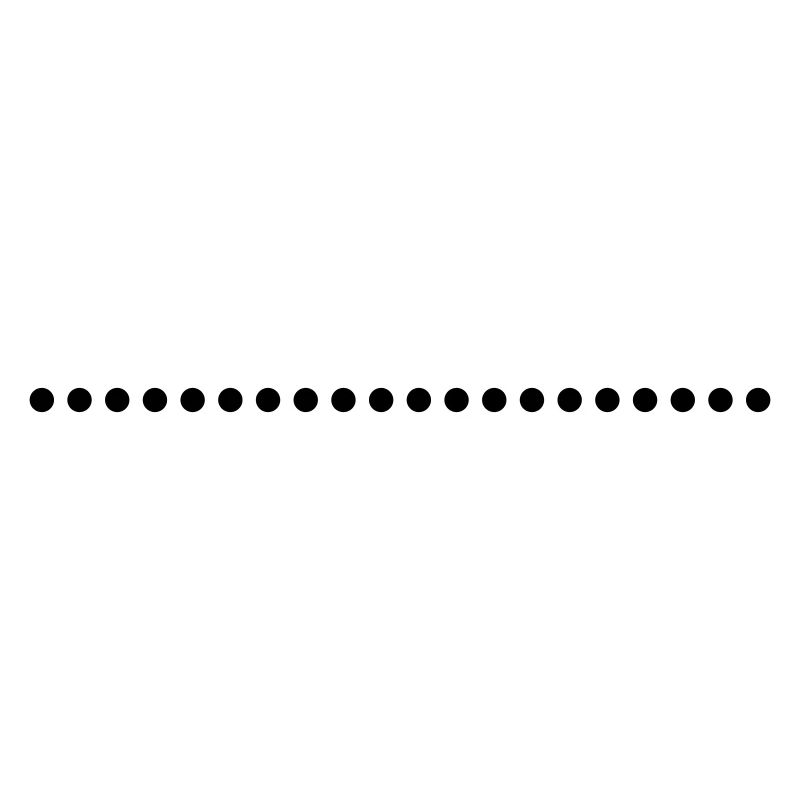 Dotted underscore to design yourself