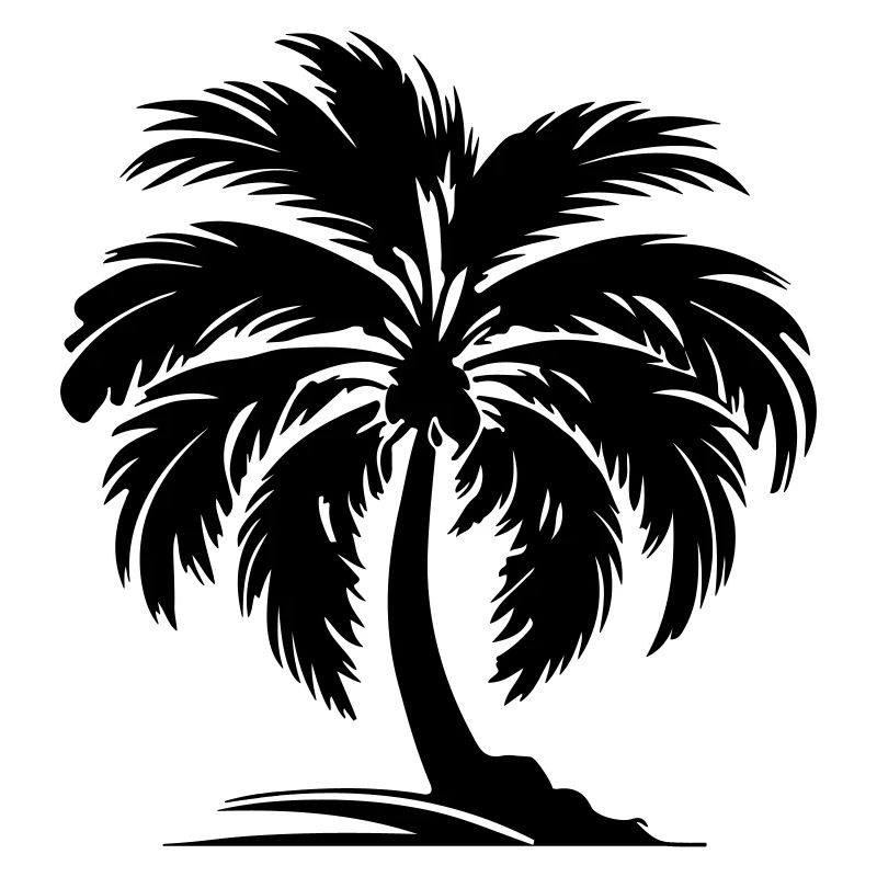 Palm Silhouette Symbol