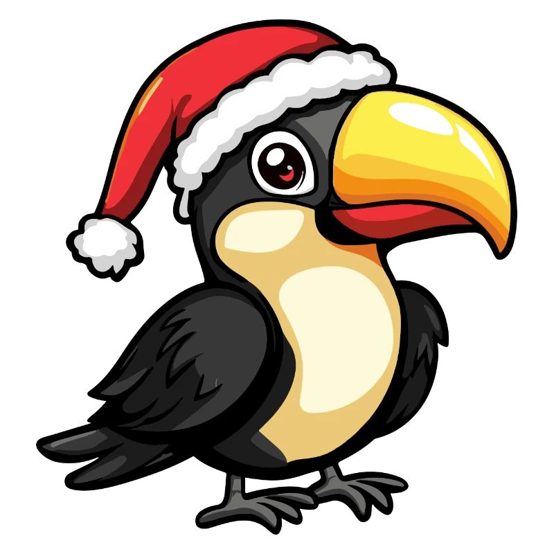 Toucan oiseau Noël mignon