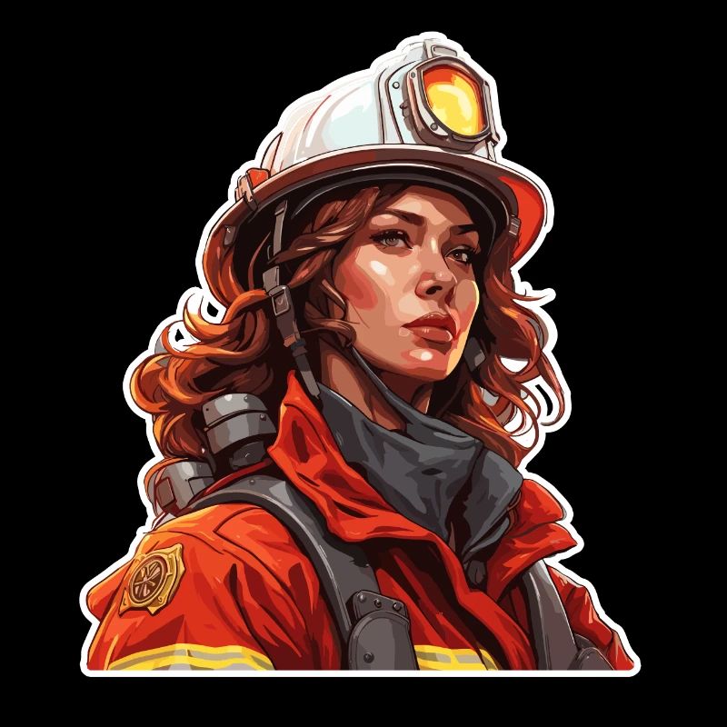 Firefighter / Fire / Fire / Extinguish / Heroine