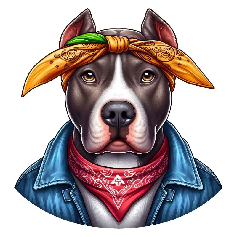 Artiste de rap Pitbull mignon