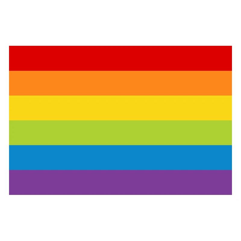 Affiche arc-en-drapeau drapeau LGBT arc-en-ciel