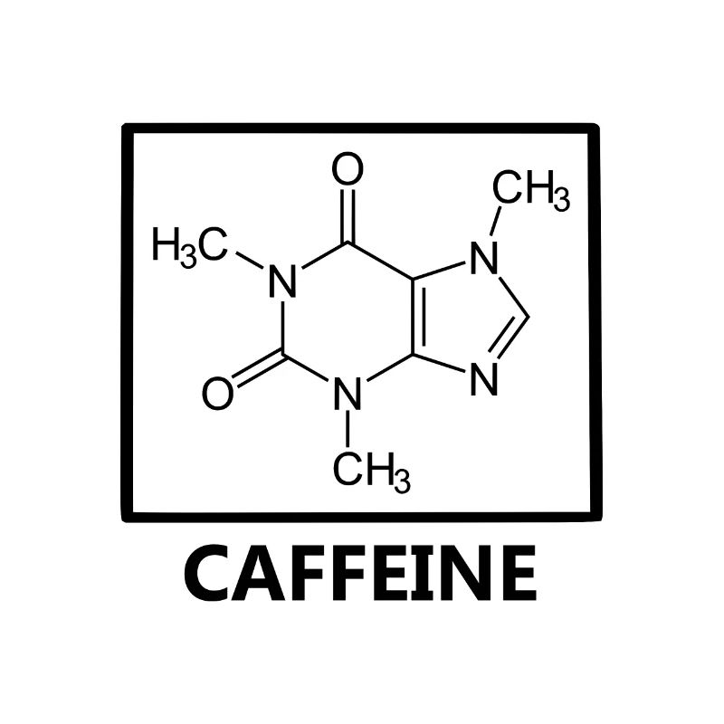 Chemical Formula Caffeine Molecule - Coffee