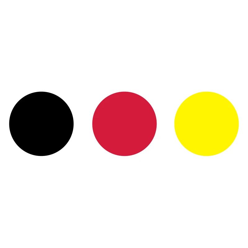 Points black, red and yellow